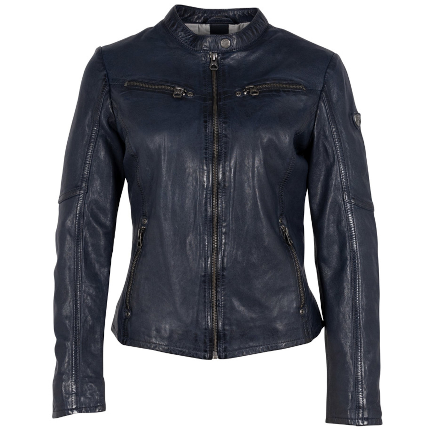 Geaca de Piele Dama Gipsy Bleumarin GWDanja – IMBRACAMINTE