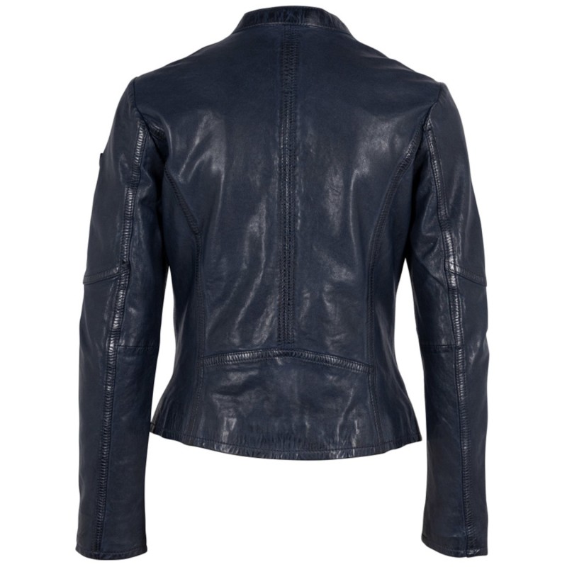 Geaca de Piele Dama Gipsy Bleumarin GWDanja – IMBRACAMINTE