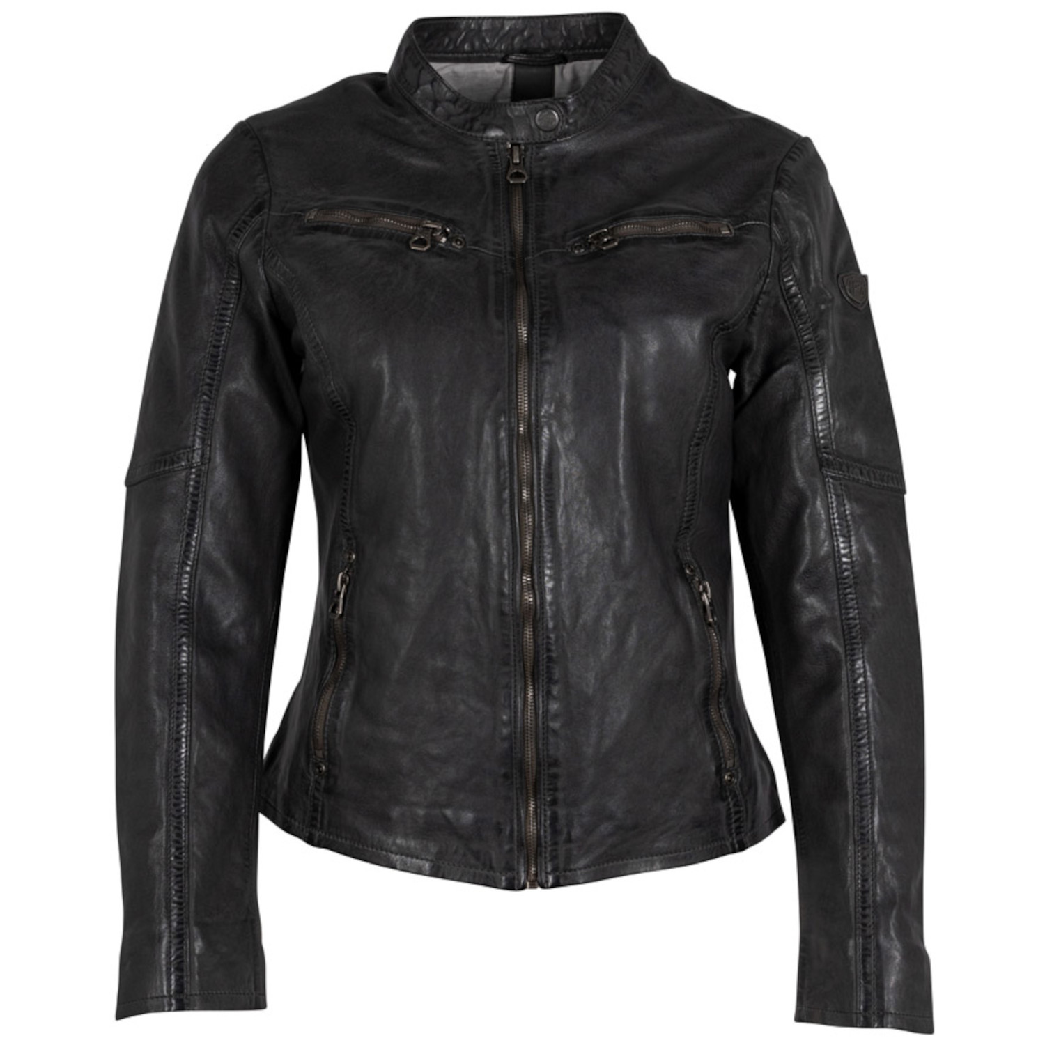 Geaca de Piele Dama Gipsy Gri GWDanja – IMBRACAMINTE