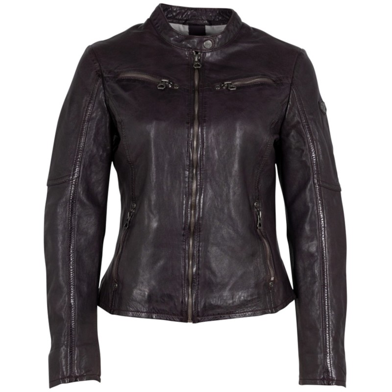 Geaca de Piele Dama Gipsy Mov GWDanja – Black Friday