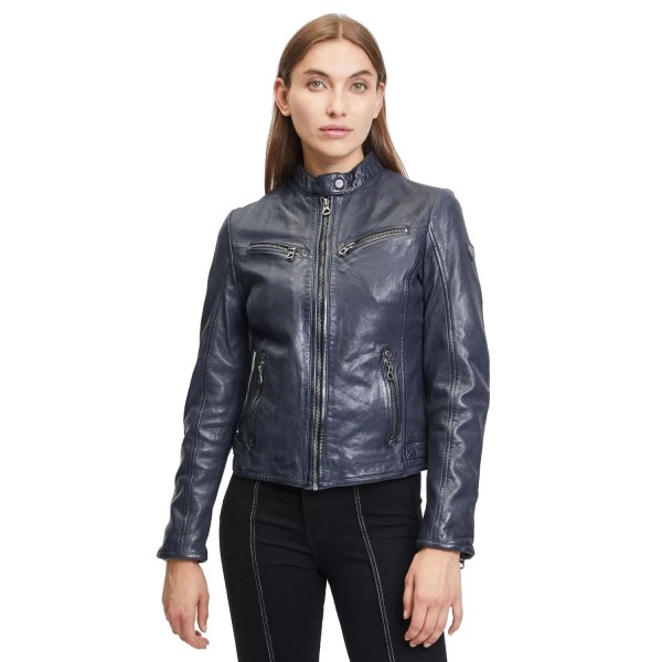 Geaca de Piele Dama Gipsy Bleumarin GWDjura – Black Friday — fotografia 1