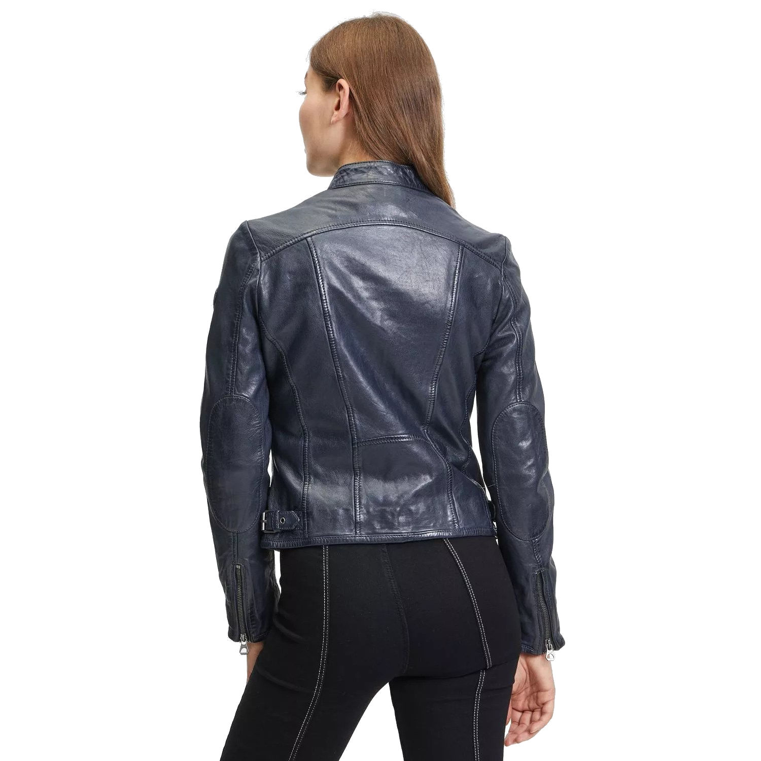 Geaca de Piele Dama Gipsy Bleumarin GWDjura – IMBRACAMINTE