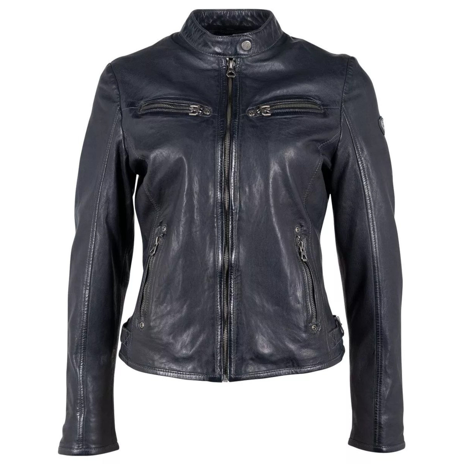 Geaca de Piele Dama Gipsy Bleumarin GWDjura – IMBRACAMINTE