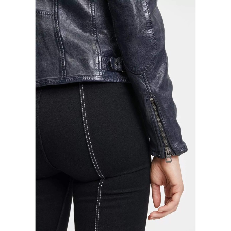 Geaca de Piele Dama Gipsy Bleumarin GWDjura – Black Friday Geaca de Piele Dama Gipsy Bleumarin GWDjura – Black Friday