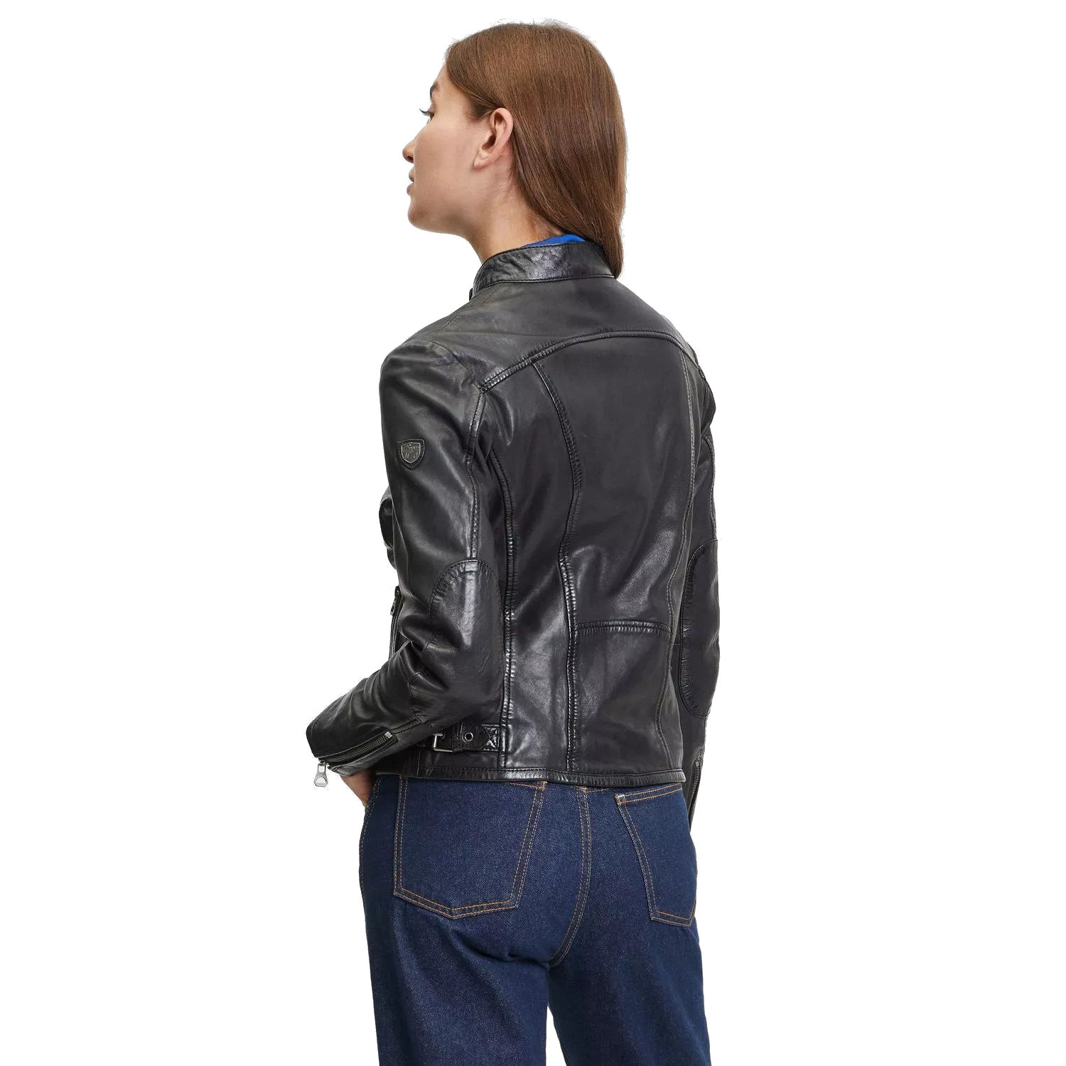 Geaca de Piele Dama Gipsy Neagra GWDjura – IMBRACAMINTE