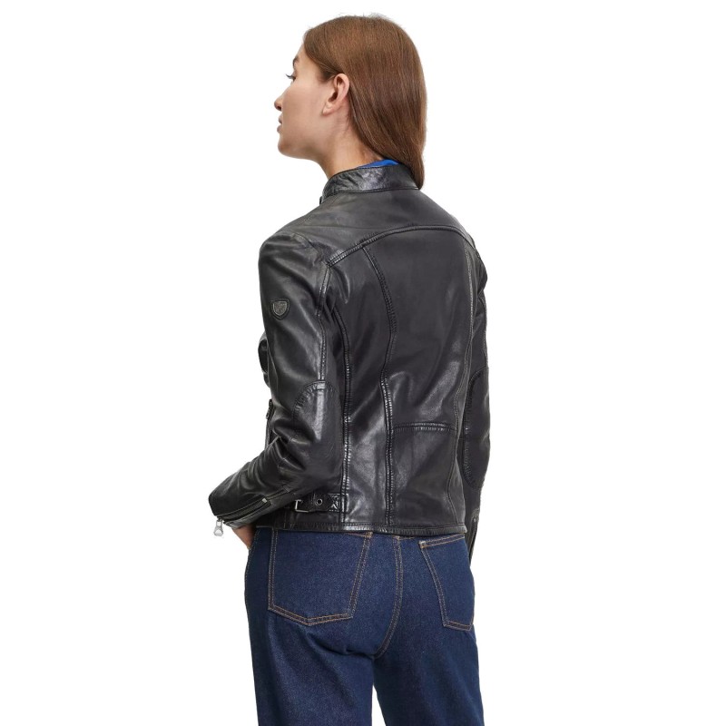 Geaca de Piele Dama Gipsy Neagra GWDjura – IMBRACAMINTE Geaca de Piele Dama Gipsy Neagra GWDjura – IMBRACAMINTE