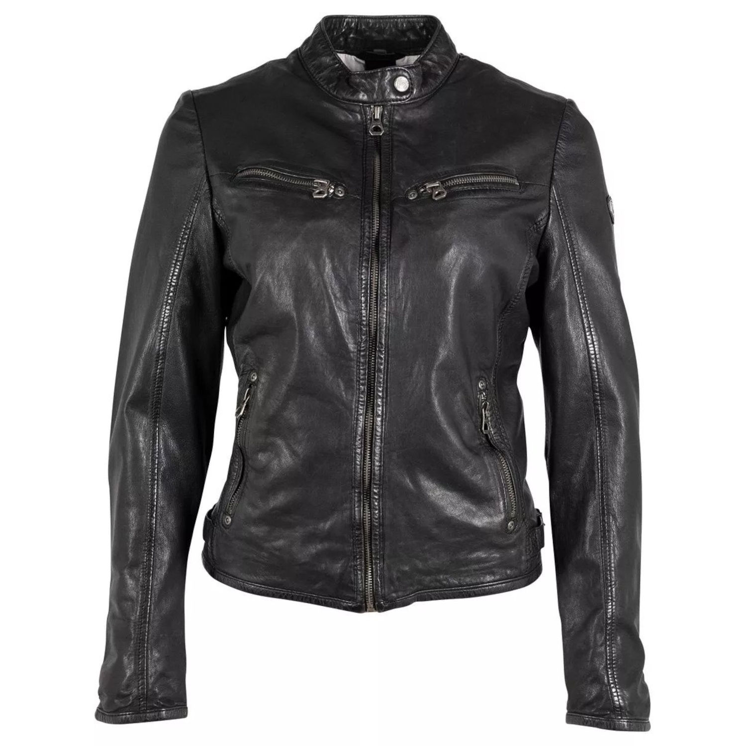 Geaca de Piele Dama Gipsy Neagra GWDjura – IMBRACAMINTE