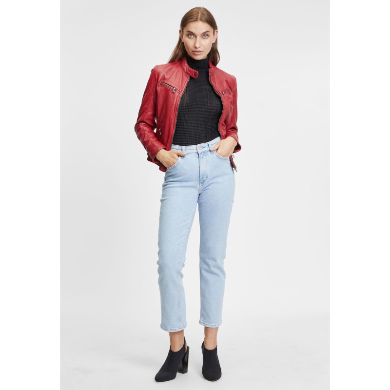 Geaca de Piele Dama Gipsy Rosie GWDjura – IMBRACAMINTE Geaca de Piele Dama Gipsy Rosie GWDjura – IMBRACAMINTE