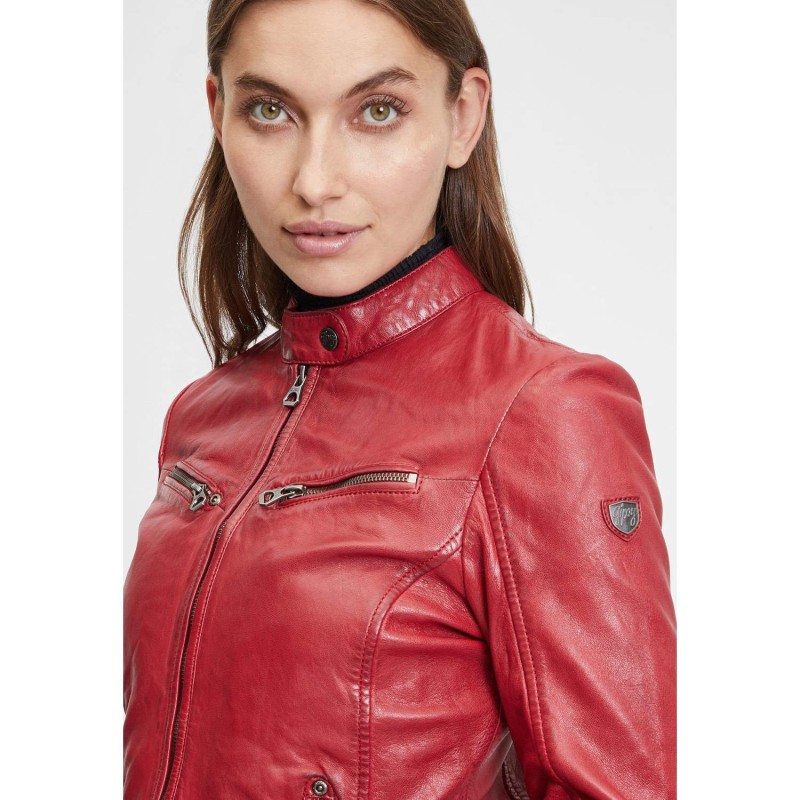 Geaca de Piele Dama Gipsy Rosie GWDjura – IMBRACAMINTE Geaca de Piele Dama Gipsy Rosie GWDjura – IMBRACAMINTE