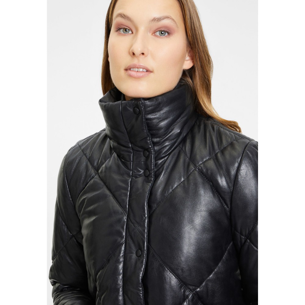 Geaca de Iarna din Piele Dama Gipsy Neagra GWEditha – Black Friday Geaca de Iarna din Piele Dama Gipsy Neagra GWEditha – Black Friday