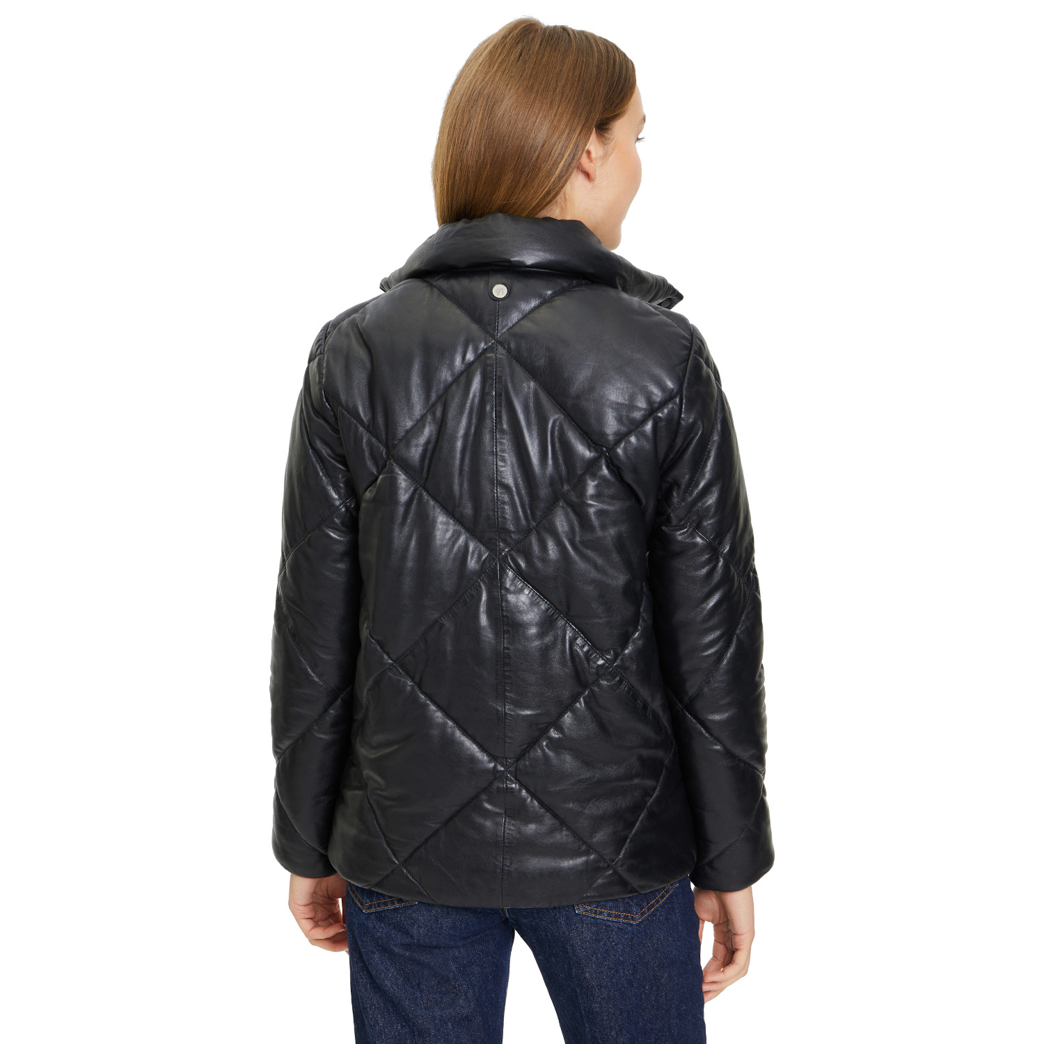 Geaca de Iarna din Piele Dama Gipsy Neagra GWEditha – Black Friday