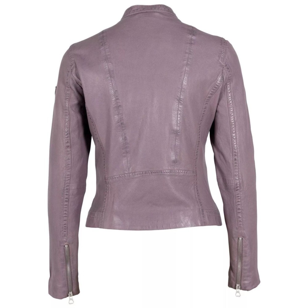 Geaca de Piele Dama Gipsy Mov GWElyza Geaca de Piele Dama Gipsy Mov GWElyza - readytowear.ro