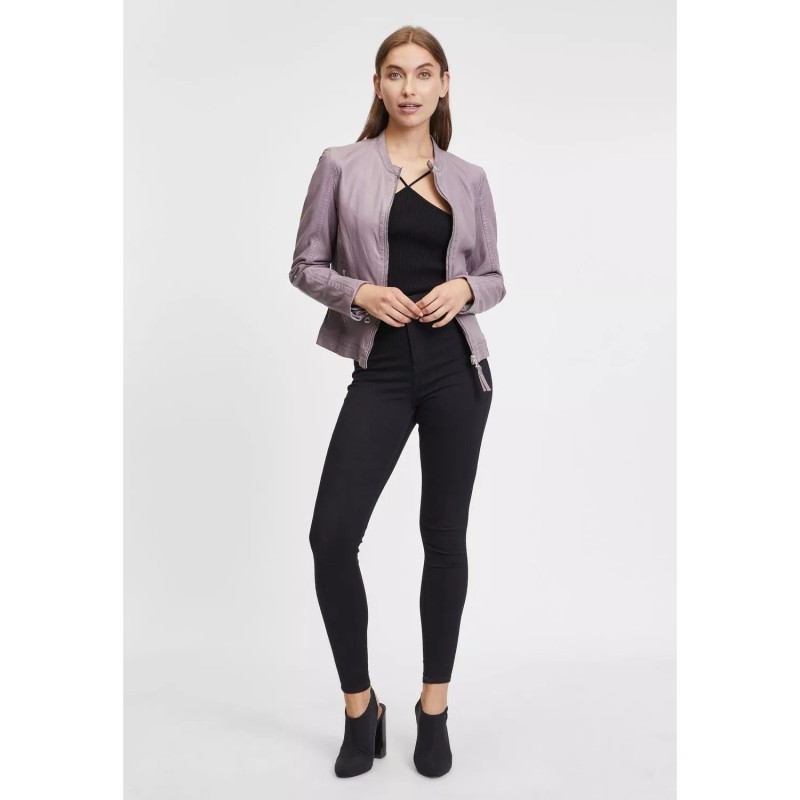 Geaca de Piele Dama Gipsy Mov GWElyza – Black Friday Geaca de Piele Dama Gipsy Mov GWElyza – Black Friday