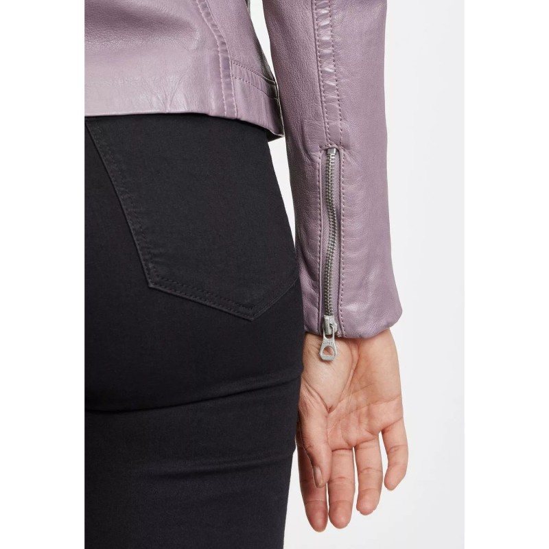 Geaca de Piele Dama Gipsy Mov GWElyza – Black Friday Geaca de Piele Dama Gipsy Mov GWElyza – Black Friday