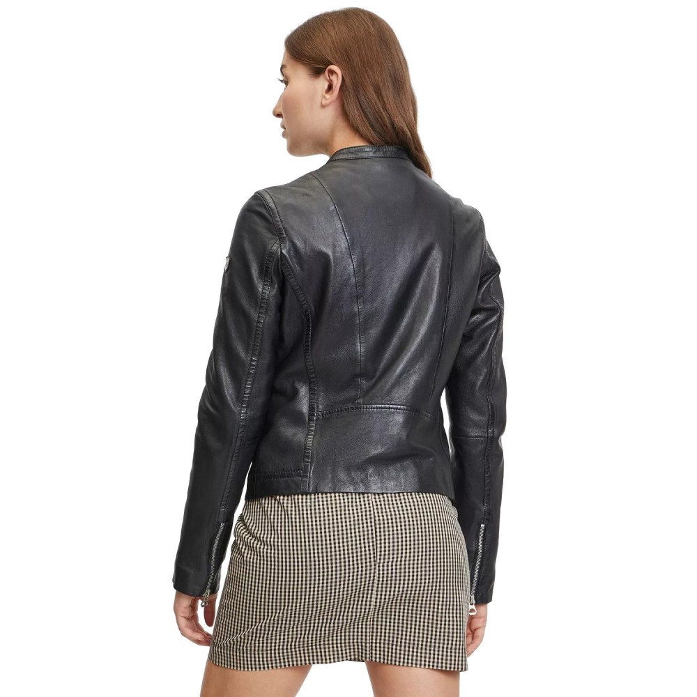 Geaca de Piele Dama Gipsy Neagra GWElyza Geaca de Piele Dama Gipsy Neagra GWElyza - readytowear.ro