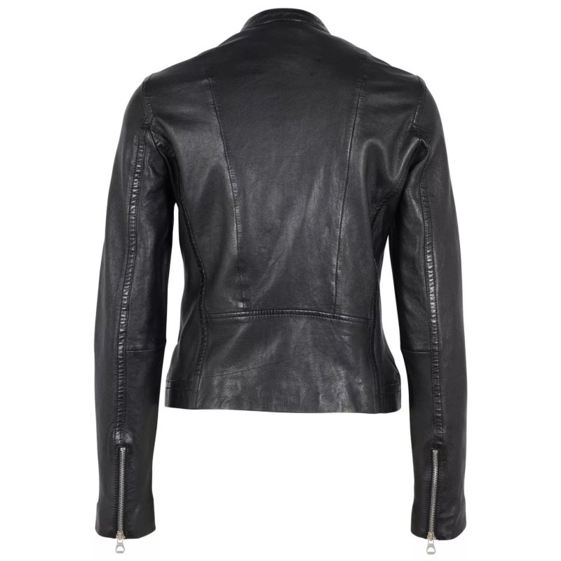 Geaca de Piele Dama Gipsy Neagra GWElyza – IMBRACAMINTE Geaca de Piele Dama Gipsy Neagra GWElyza – IMBRACAMINTE