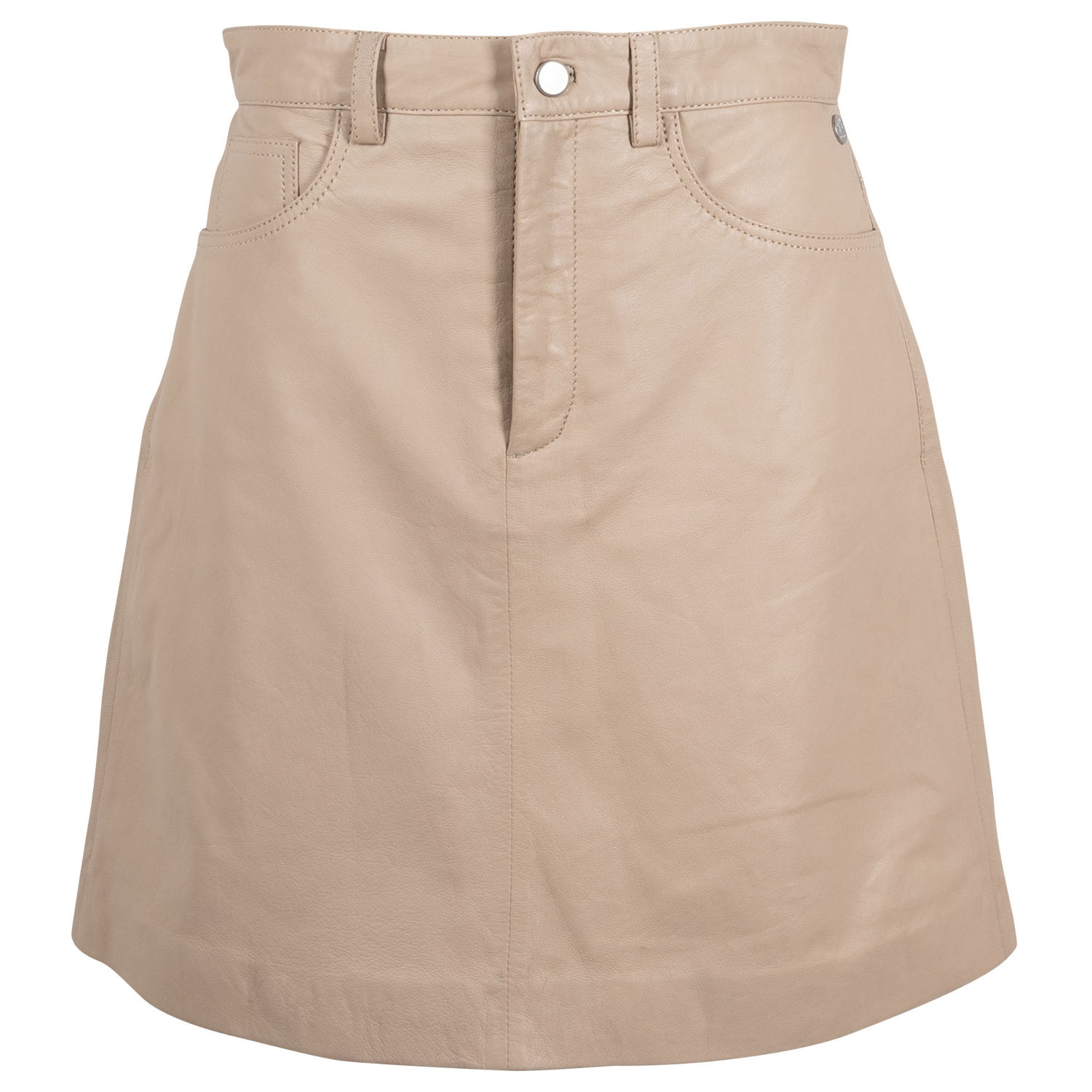 Fusta de Piele Dama Gipsy Bej Deschis GWFabia – Black Friday