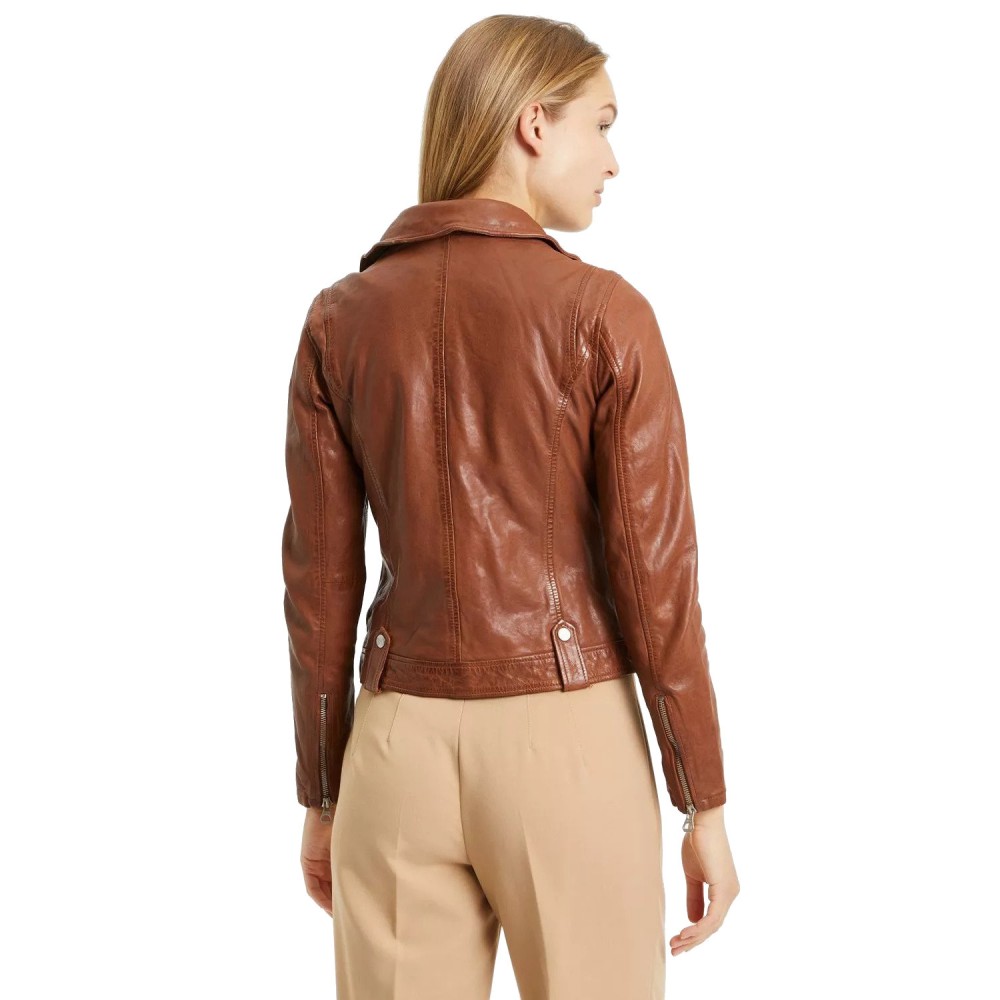 Geaca de Piele Dama Gipsy Coniac GWFaye Geaca de Piele Dama Gipsy Coniac GWFaye - readytowear.ro
