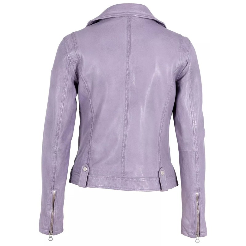 Geaca de Piele Dama Gipsy Mov Lavanda GWFaye – IMBRACAMINTE