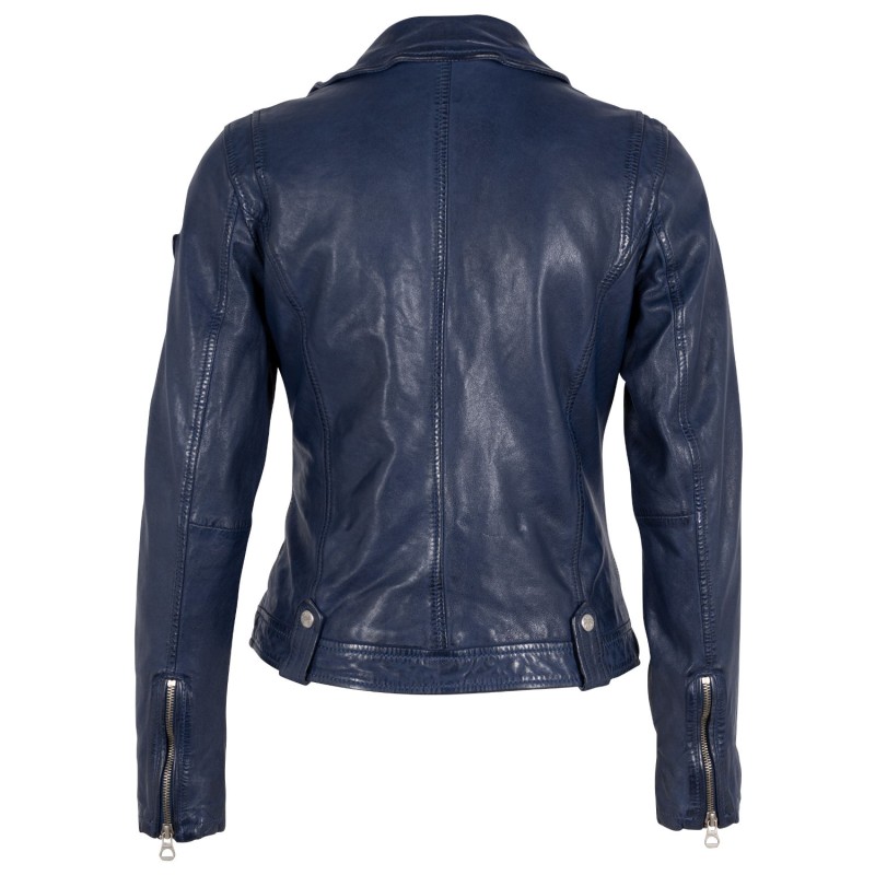 Geaca de Piele Dama Gipsy Bleumarin GWFaye – Black Friday