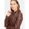 Geaca de Piele Dama Gipsy Castanie GWFaye – Black Friday Geaca de Piele Dama Gipsy Castanie GWFaye – Black Friday