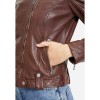 Geaca de Piele Dama Gipsy Castanie GWFaye – Black Friday Geaca de Piele Dama Gipsy Castanie GWFaye – Black Friday