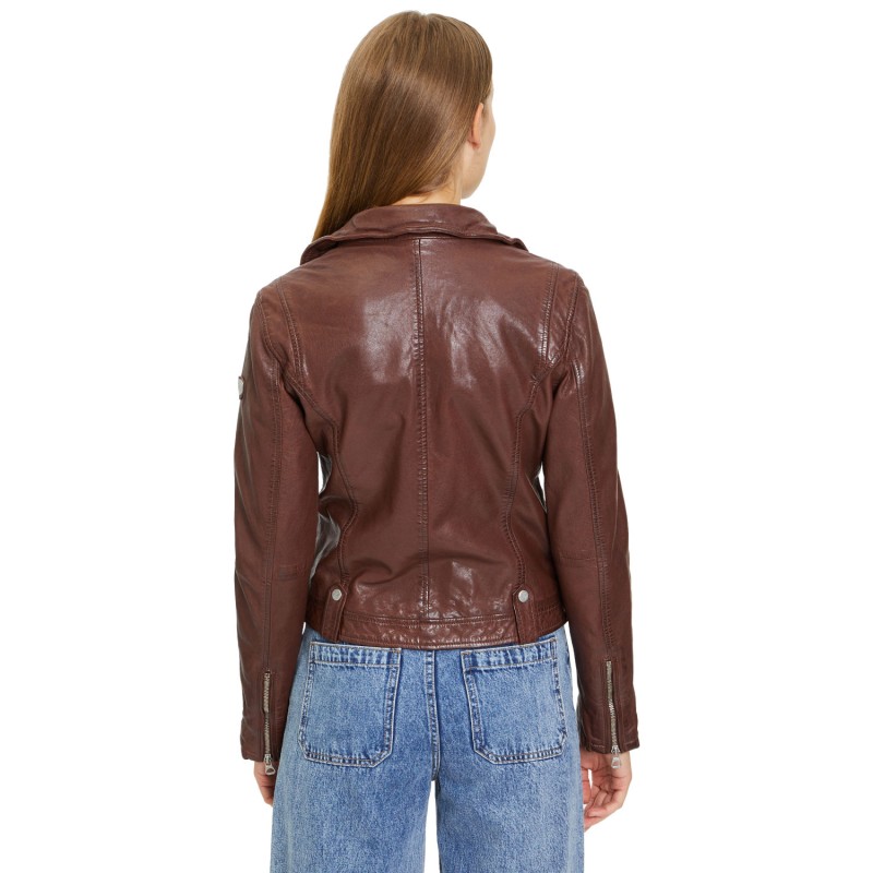 Geaca de Piele Dama Gipsy Castanie GWFaye – Black Friday Geaca de Piele Dama Gipsy Castanie GWFaye – Black Friday