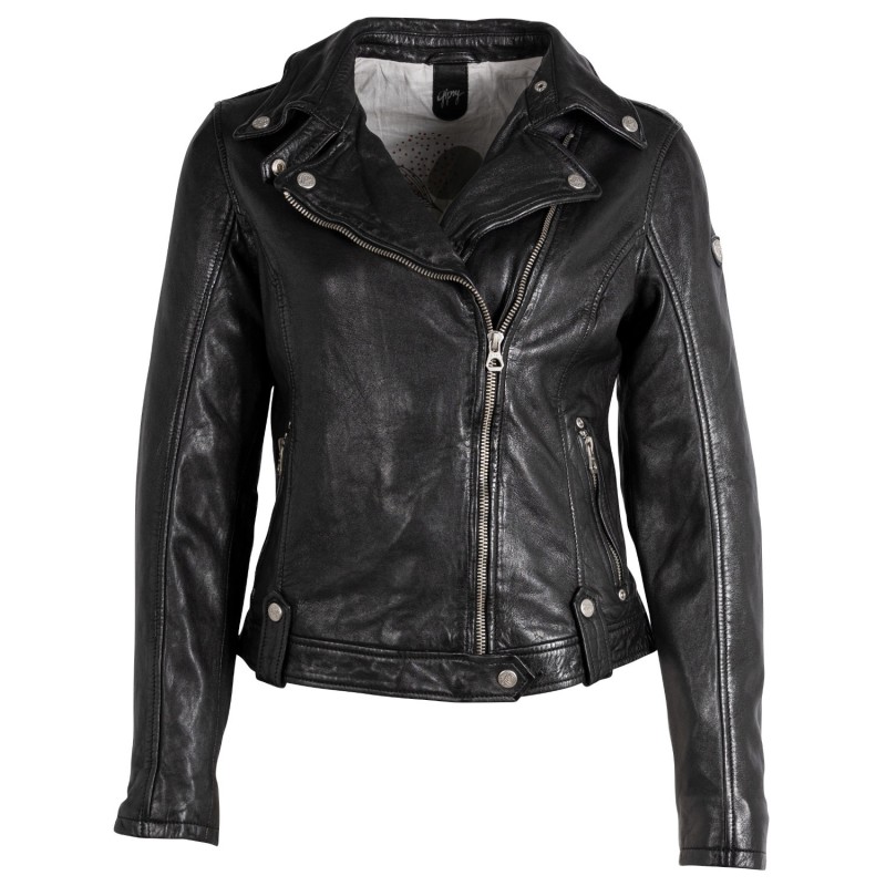 Geaca de Piele Dama Gipsy Neagra GWFaye – IMBRACAMINTE Geaca de Piele Dama Gipsy Neagra GWFaye – IMBRACAMINTE