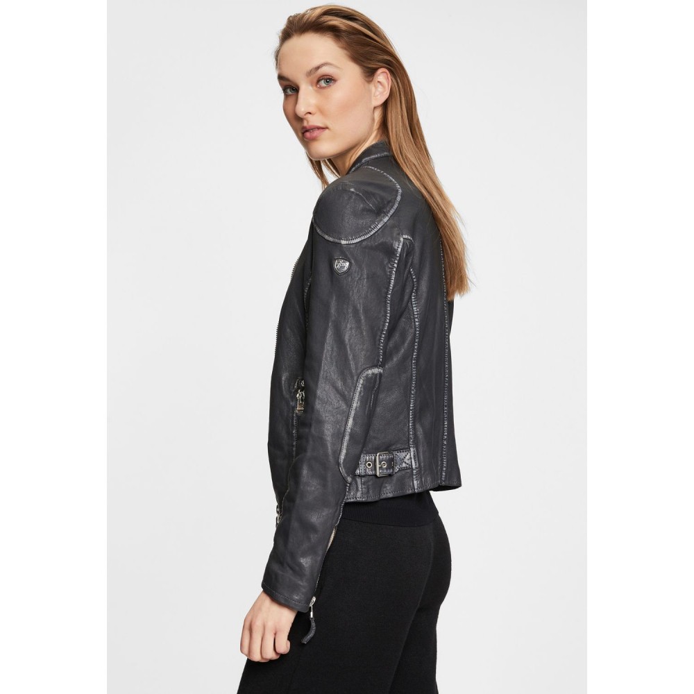 Geaca de Piele Dama Gipsy Negru Grafit GWFinja Geaca de Piele Dama Gipsy Negru Grafit GWFinja - readytowear.ro