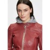 Geaca de Piele Dama Gipsy Rosu Caramiziu GWFinja – IMBRACAMINTE Geaca de Piele Dama Gipsy Rosu Caramiziu GWFinja – IMBRACAMINTE