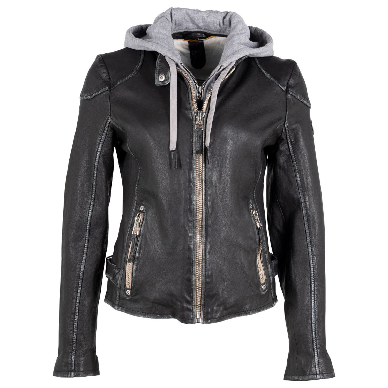 Geaca de Piele Dama Gipsy Neagra GWFinja – IMBRACAMINTE