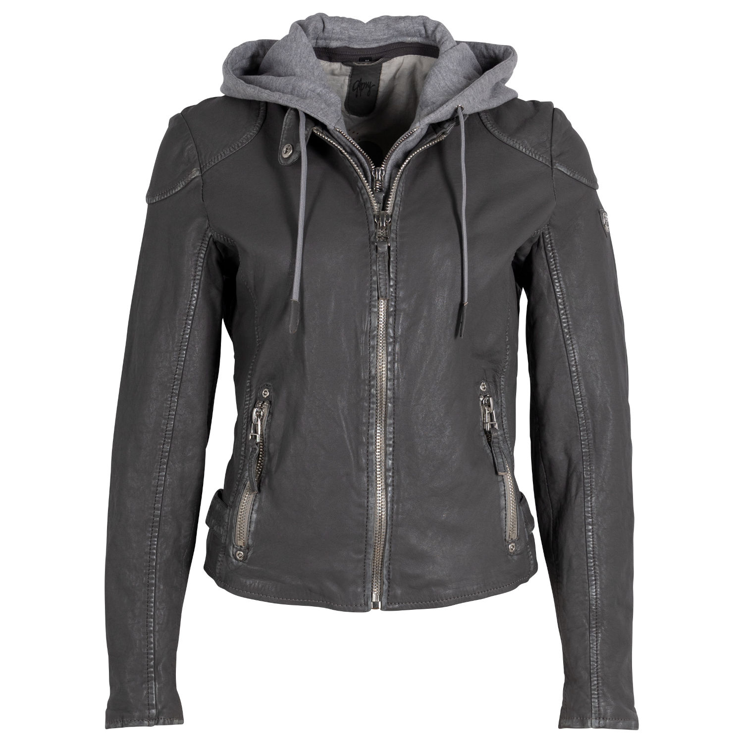 Geaca de Piele Dama Gipsy Gri GWFinja – Black Friday