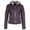 Geaca de Piele Dama Gipsy Mov GWFinja – IMBRACAMINTE