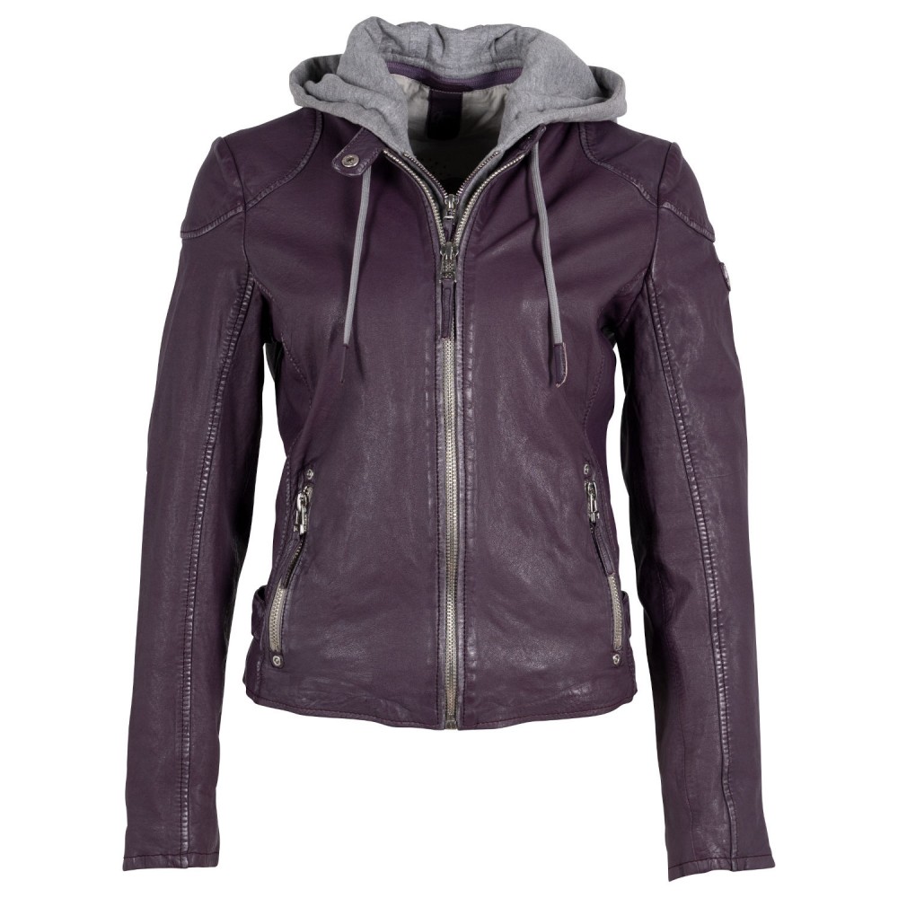 Geaca de Piele Dama Gipsy Mov GWFinja Geaca de Piele Dama Gipsy Mov GWFinja - readytowear.ro