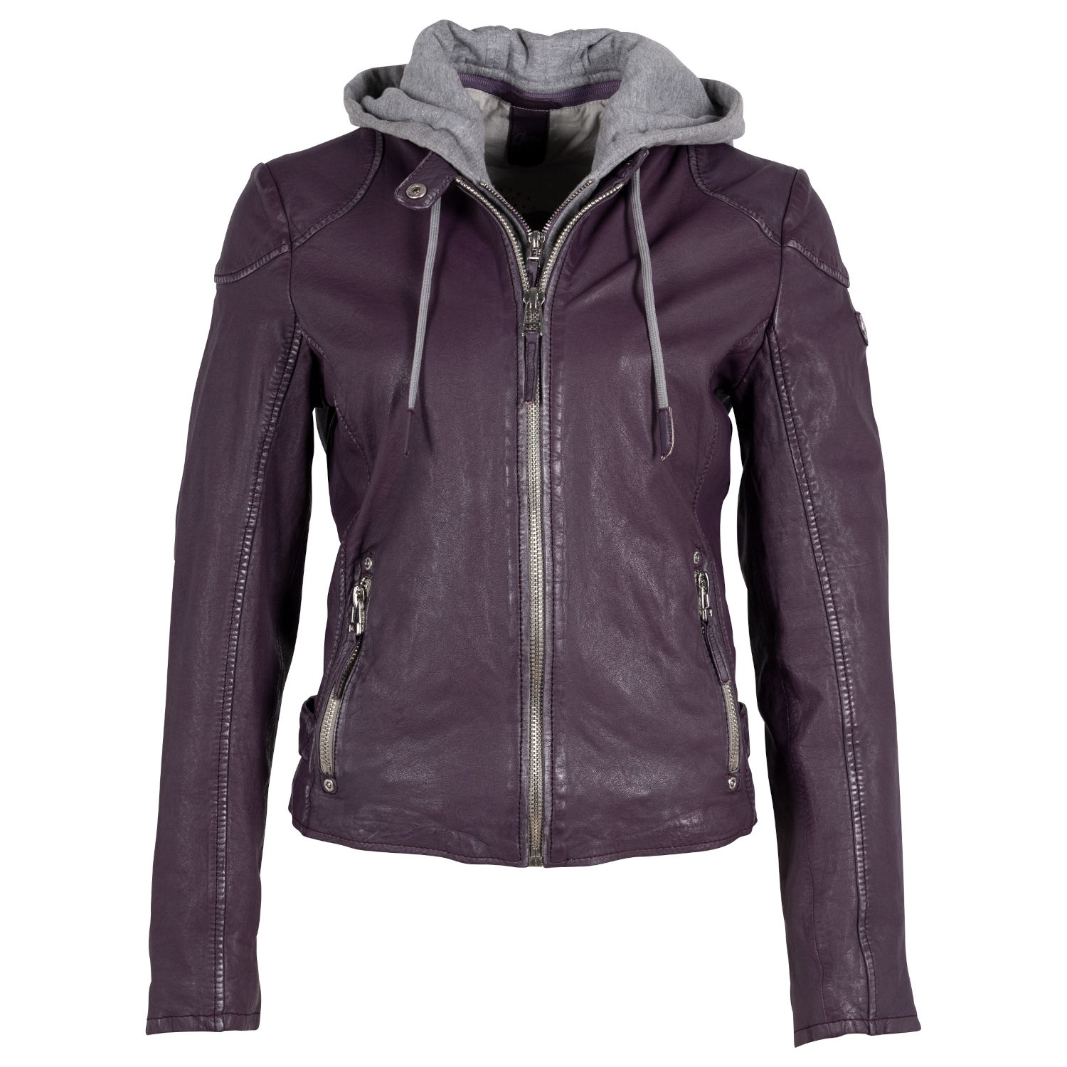 Geaca de Piele Dama Gipsy Mov GWFinja – IMBRACAMINTE