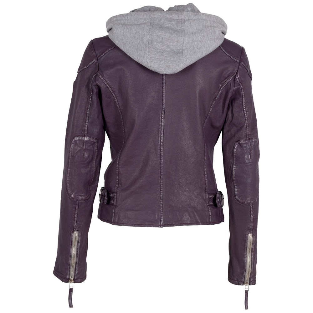 Geaca de Piele Dama Gipsy Mov GWFinja Geaca de Piele Dama Gipsy Mov GWFinja - readytowear.ro