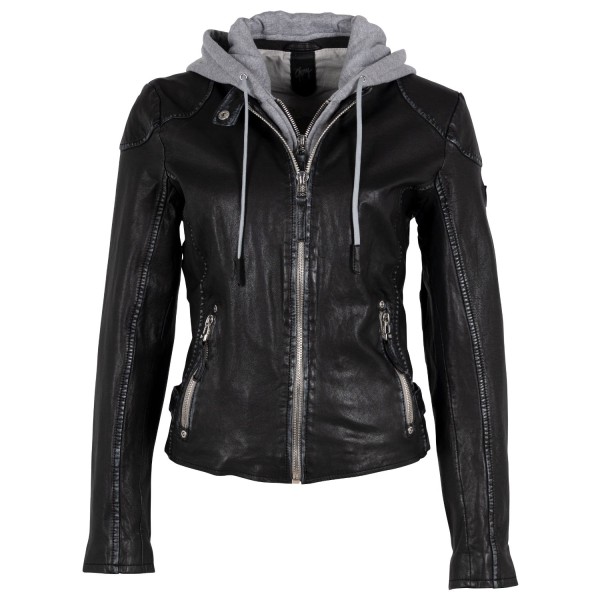 Geaca de Piele Dama Gipsy Neagra GWFinja – IMBRACAMINTE — fotografia 3