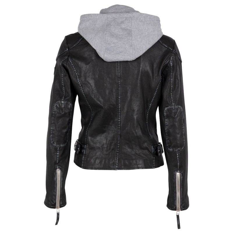 Geaca de Piele Dama Gipsy Neagra GWFinja – IMBRACAMINTE