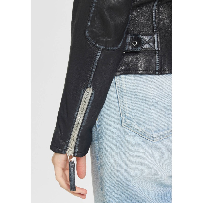 Geaca de Piele Dama Gipsy Neagra GWFinja – IMBRACAMINTE