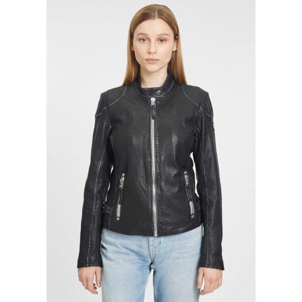 Geaca de Piele Dama Gipsy Neagra GWFinja – IMBRACAMINTE — fotografia 8
