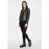 Geaca de Piele Dama Gipsy Verde Inchis GWFlori – IMBRACAMINTE