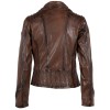 Geaca de Piele Dama Gipsy Coniac Inchis GWFlori Geaca de Piele Dama Gipsy Coniac Inchis GWFlori - readytowear.ro