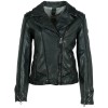 Geaca de Piele Dama Gipsy Verde Inchis GWFlori Geaca de Piele Dama Gipsy Verde Inchis GWFlori - readytowear.ro