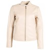 Geaca de Piele Dama Gipsy Bej Deschis GWGalina Geaca de Piele Dama Gipsy Bej Deschis GWGalina - readytowear.ro