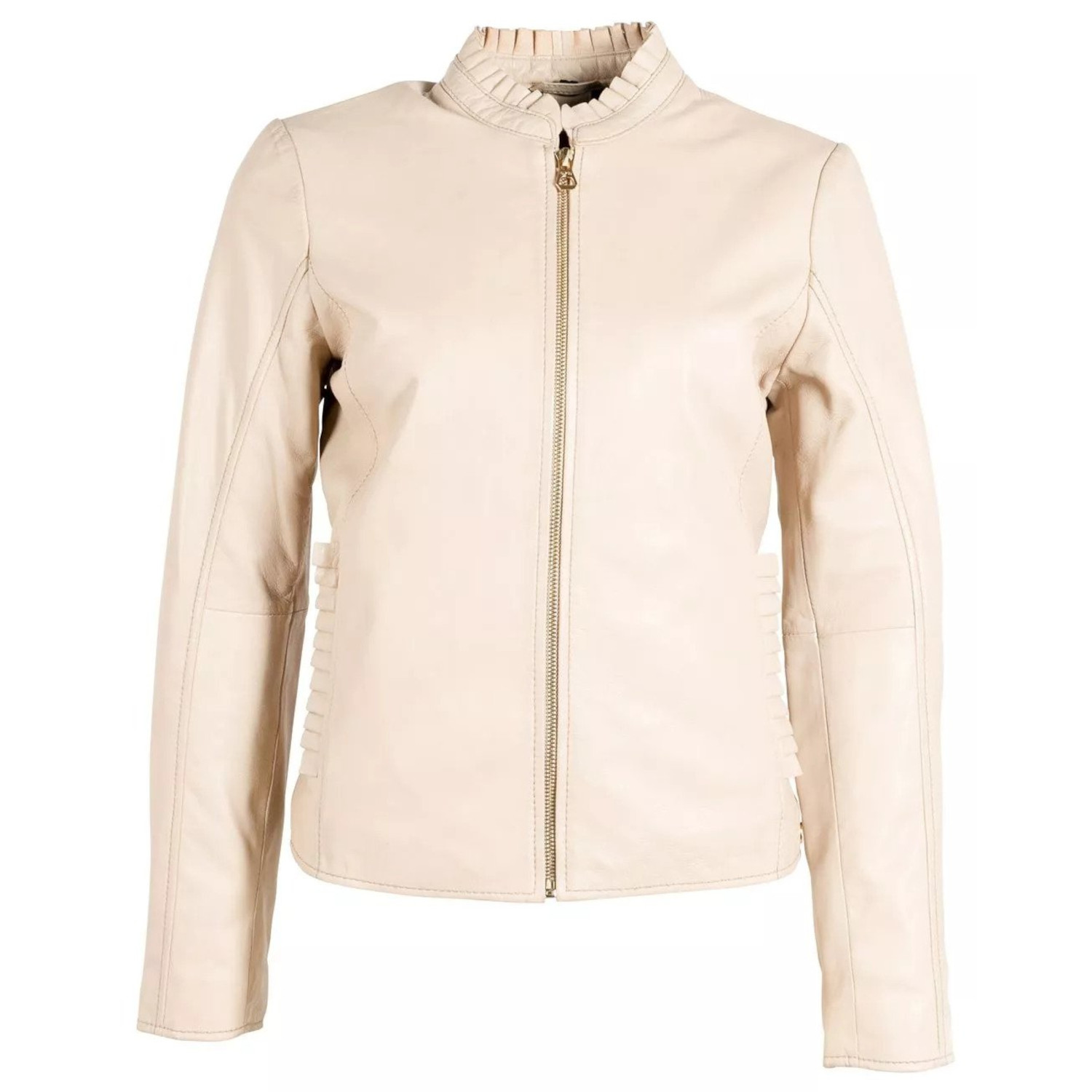 Geaca de Piele Dama Gipsy Bej Deschis GWGalina – IMBRACAMINTE Geaca de Piele Dama Gipsy Bej Deschis GWGalina – IMBRACAMINTE