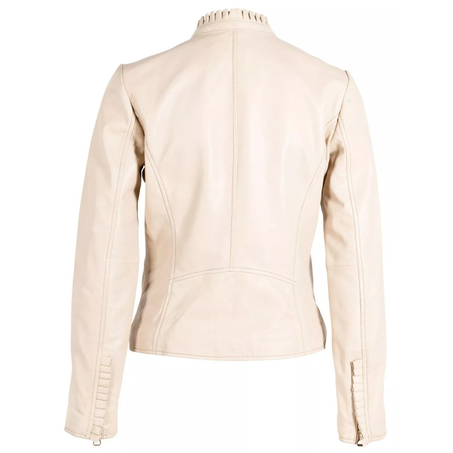 Geaca de Piele Dama Gipsy Bej Deschis GWGalina – IMBRACAMINTE Geaca de Piele Dama Gipsy Bej Deschis GWGalina – IMBRACAMINTE