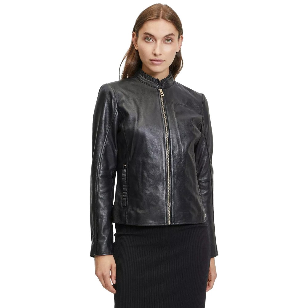 Geaca de Piele Dama Gipsy Neagra GWGalina Geaca de Piele Dama Gipsy Neagra GWGalina - readytowear.ro
