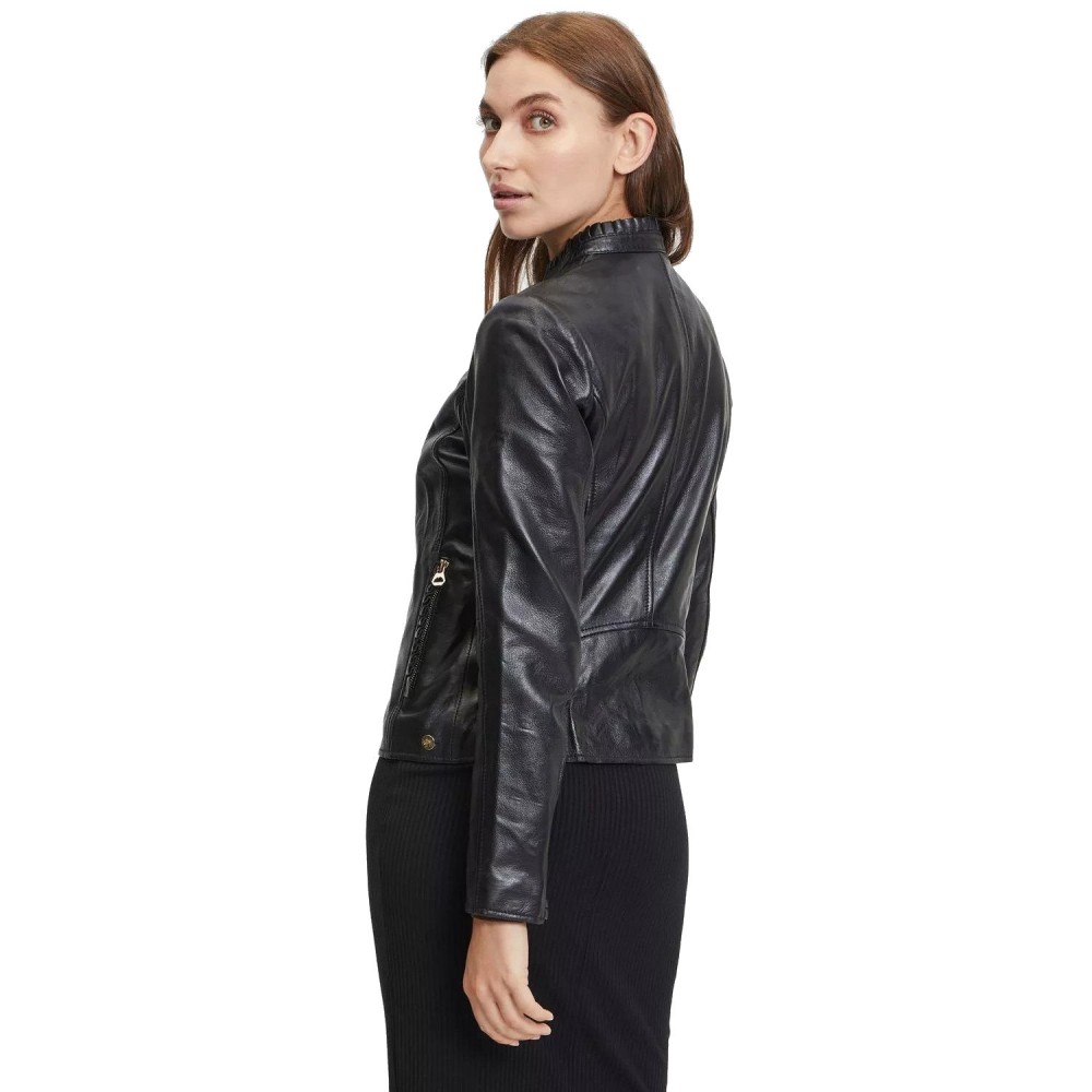 Geaca de Piele Dama Gipsy Neagra GWGalina Geaca de Piele Dama Gipsy Neagra GWGalina - readytowear.ro