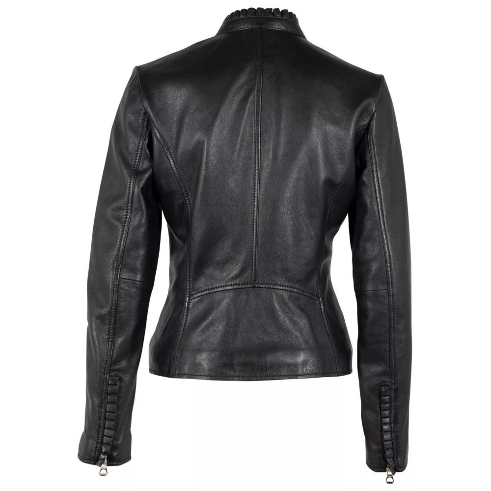 Geaca de Piele Dama Gipsy Neagra GWGalina Geaca de Piele Dama Gipsy Neagra GWGalina - readytowear.ro