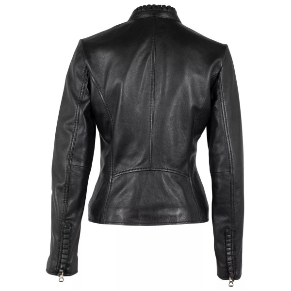 Geaca de Piele Dama Gipsy Neagra GWGalina – IMBRACAMINTE — fotografia 4